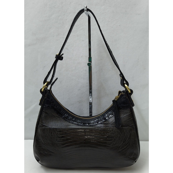 Brahmin Bekka Brown Leather Zipper Closure Hobo Shoulder Bag - Picture 2 of 16